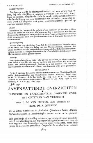 Eerste pagina van het artikel zoals het is gepubliceerd in het tijdschrift