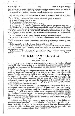 Eerste pagina van het artikel zoals het is gepubliceerd in het tijdschrift