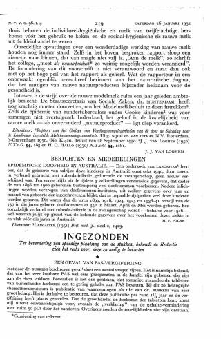 Eerste pagina van het artikel zoals het is gepubliceerd in het tijdschrift