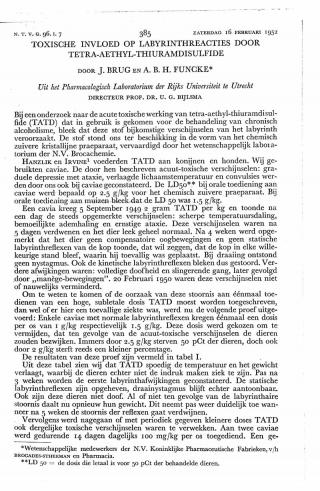 Eerste pagina van het artikel zoals het is gepubliceerd in het tijdschrift