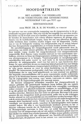 Eerste pagina van het artikel zoals het is gepubliceerd in het tijdschrift