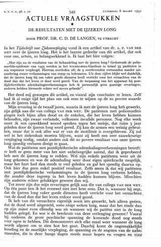 Eerste pagina van het artikel zoals het is gepubliceerd in het tijdschrift