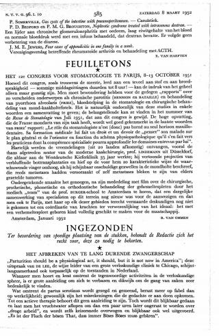 Eerste pagina van het artikel zoals het is gepubliceerd in het tijdschrift