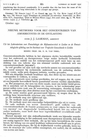 Eerste pagina van het artikel zoals het is gepubliceerd in het tijdschrift