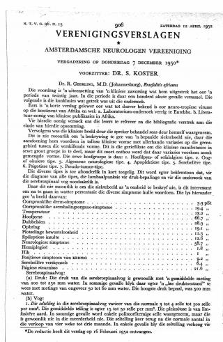 Eerste pagina van het artikel zoals het is gepubliceerd in het tijdschrift