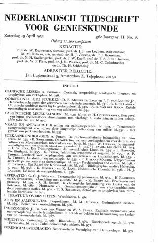 Eerste pagina van het artikel zoals het is gepubliceerd in het tijdschrift