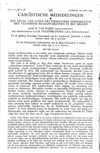 Eerste pagina van het artikel zoals het is gepubliceerd in het tijdschrift