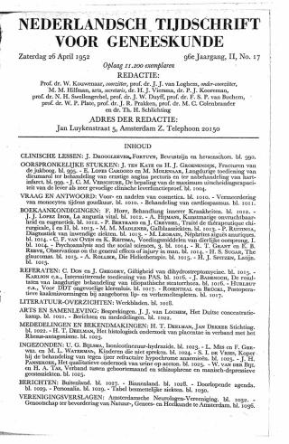 Eerste pagina van het artikel zoals het is gepubliceerd in het tijdschrift