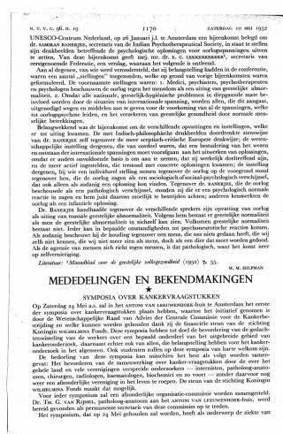 Eerste pagina van het artikel zoals het is gepubliceerd in het tijdschrift