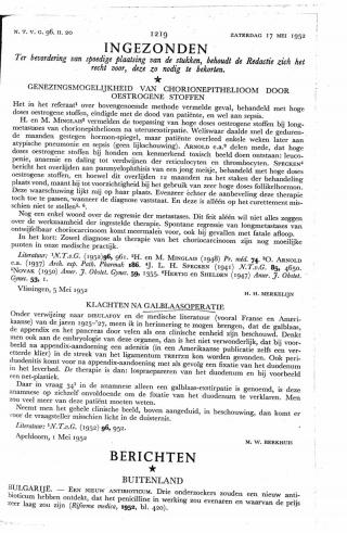 Eerste pagina van het artikel zoals het is gepubliceerd in het tijdschrift