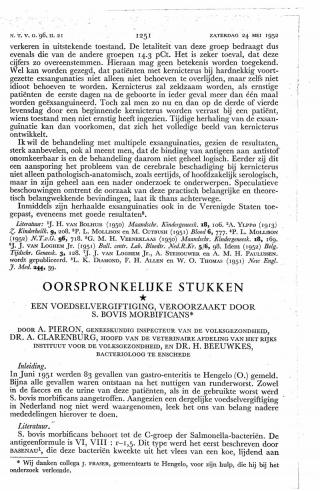 Eerste pagina van het artikel zoals het is gepubliceerd in het tijdschrift