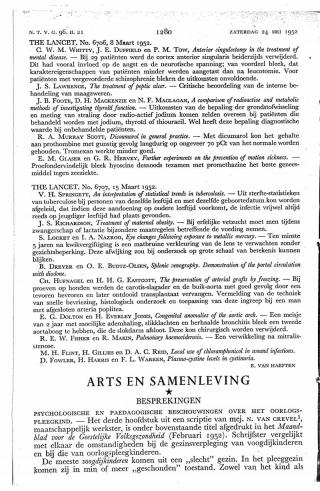 Eerste pagina van het artikel zoals het is gepubliceerd in het tijdschrift