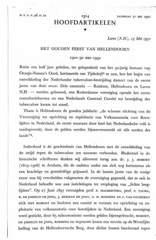 Eerste pagina van het artikel zoals het is gepubliceerd in het tijdschrift