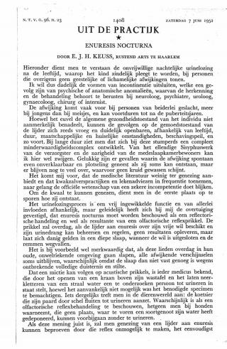 Eerste pagina van het artikel zoals het is gepubliceerd in het tijdschrift