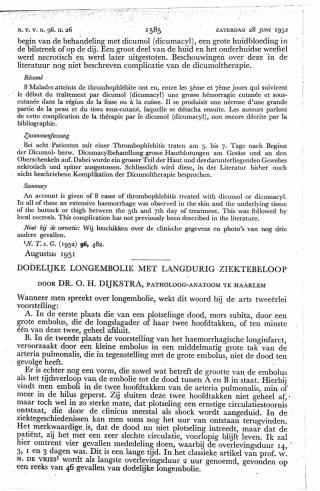 Eerste pagina van het artikel zoals het is gepubliceerd in het tijdschrift