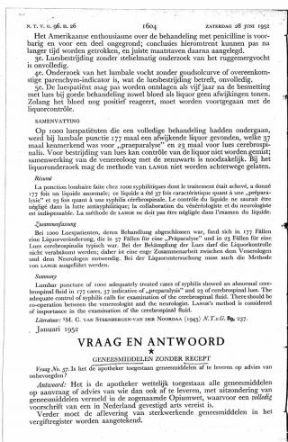 Eerste pagina van het artikel zoals het is gepubliceerd in het tijdschrift