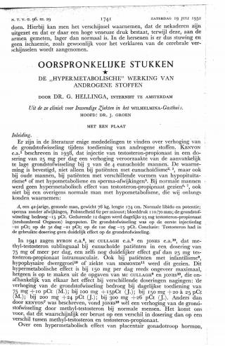 Eerste pagina van het artikel zoals het is gepubliceerd in het tijdschrift