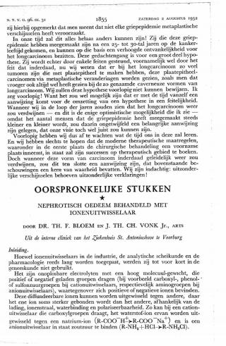 Eerste pagina van het artikel zoals het is gepubliceerd in het tijdschrift