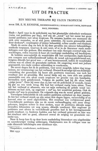 Eerste pagina van het artikel zoals het is gepubliceerd in het tijdschrift