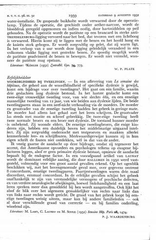 Eerste pagina van het artikel zoals het is gepubliceerd in het tijdschrift