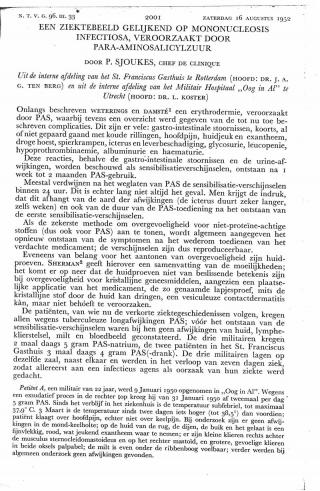 Eerste pagina van het artikel zoals het is gepubliceerd in het tijdschrift