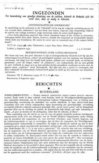 Eerste pagina van het artikel zoals het is gepubliceerd in het tijdschrift