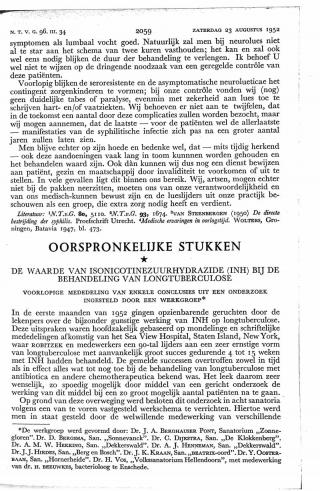 Eerste pagina van het artikel zoals het is gepubliceerd in het tijdschrift