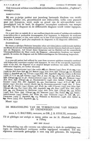 Eerste pagina van het artikel zoals het is gepubliceerd in het tijdschrift