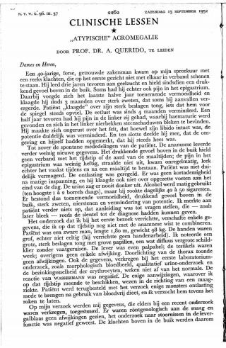 Eerste pagina van het artikel zoals het is gepubliceerd in het tijdschrift