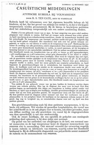 Eerste pagina van het artikel zoals het is gepubliceerd in het tijdschrift