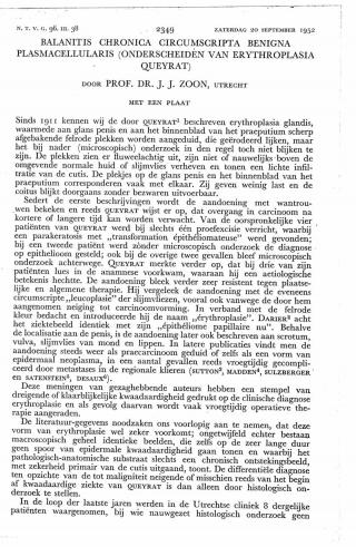 Eerste pagina van het artikel zoals het is gepubliceerd in het tijdschrift