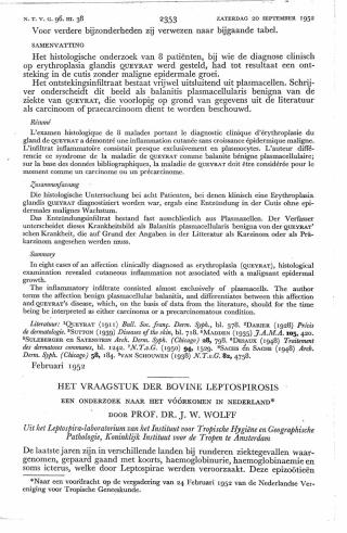 Eerste pagina van het artikel zoals het is gepubliceerd in het tijdschrift