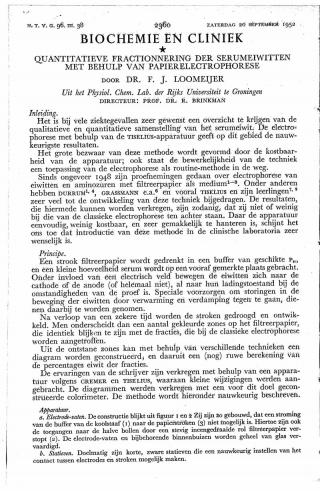 Eerste pagina van het artikel zoals het is gepubliceerd in het tijdschrift