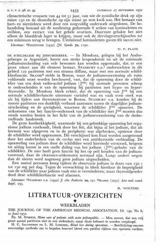 Eerste pagina van het artikel zoals het is gepubliceerd in het tijdschrift