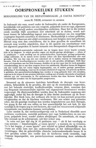 Eerste pagina van het artikel zoals het is gepubliceerd in het tijdschrift