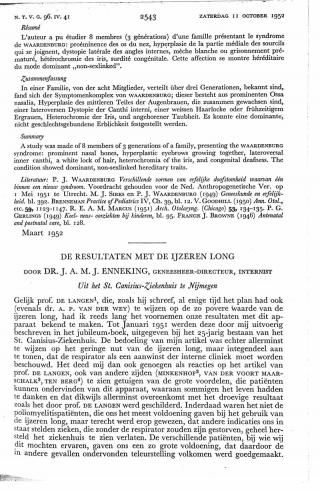 Eerste pagina van het artikel zoals het is gepubliceerd in het tijdschrift