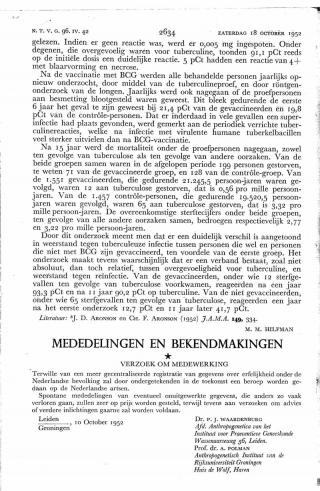 Eerste pagina van het artikel zoals het is gepubliceerd in het tijdschrift