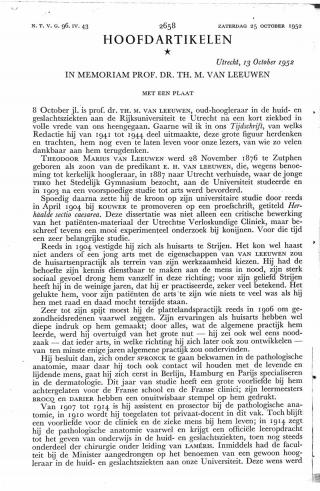 Eerste pagina van het artikel zoals het is gepubliceerd in het tijdschrift