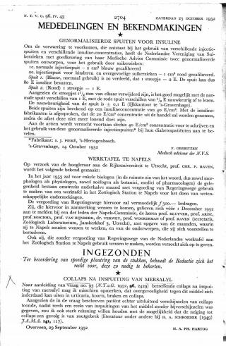 Eerste pagina van het artikel zoals het is gepubliceerd in het tijdschrift