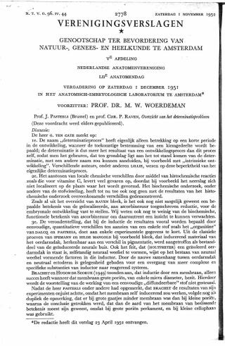 Eerste pagina van het artikel zoals het is gepubliceerd in het tijdschrift