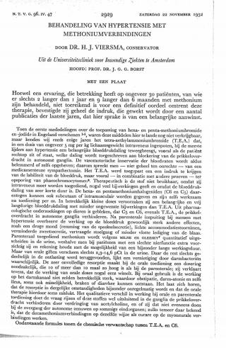 Eerste pagina van het artikel zoals het is gepubliceerd in het tijdschrift