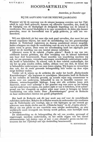 Eerste pagina van het artikel zoals het is gepubliceerd in het tijdschrift