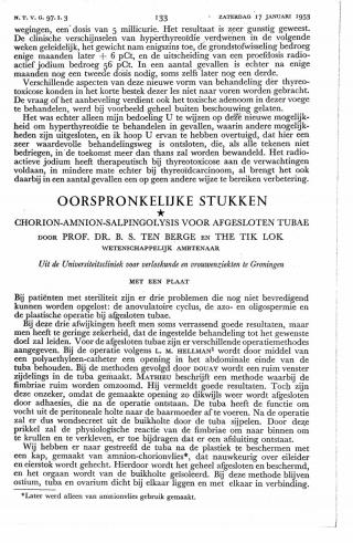 Eerste pagina van het artikel zoals het is gepubliceerd in het tijdschrift