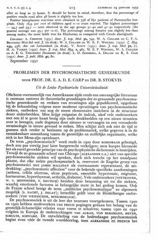 Eerste pagina van het artikel zoals het is gepubliceerd in het tijdschrift