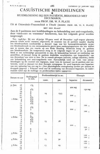 Eerste pagina van het artikel zoals het is gepubliceerd in het tijdschrift