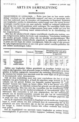 Eerste pagina van het artikel zoals het is gepubliceerd in het tijdschrift