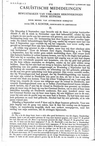 Eerste pagina van het artikel zoals het is gepubliceerd in het tijdschrift