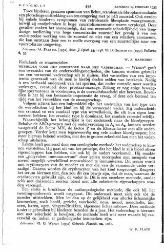 Eerste pagina van het artikel zoals het is gepubliceerd in het tijdschrift