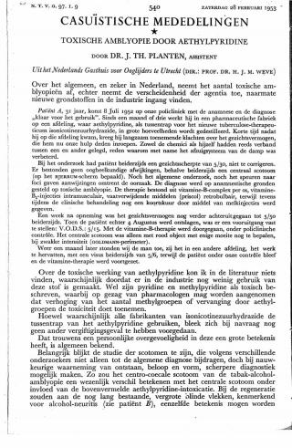 Eerste pagina van het artikel zoals het is gepubliceerd in het tijdschrift