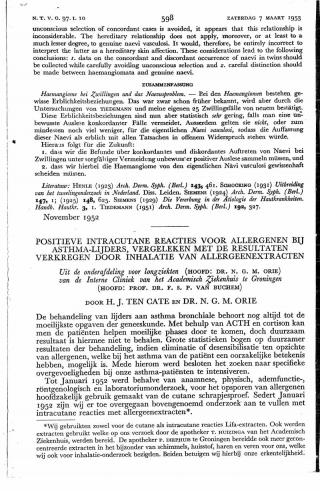 Eerste pagina van het artikel zoals het is gepubliceerd in het tijdschrift